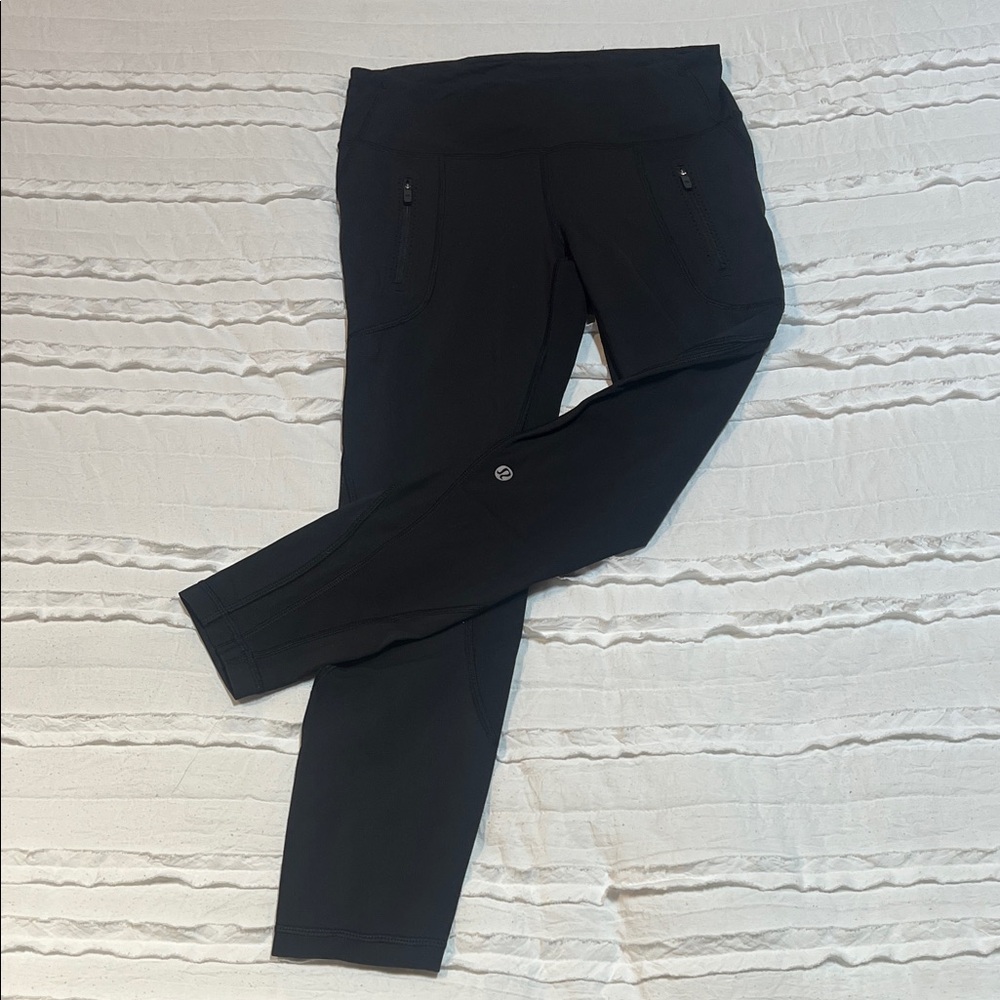 Black Lululemon Leggings Size 6